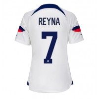Vereinigte Staaten Giovanni Reyna #7 Heimtrikot Frauen WM 2022 Kurzarm
